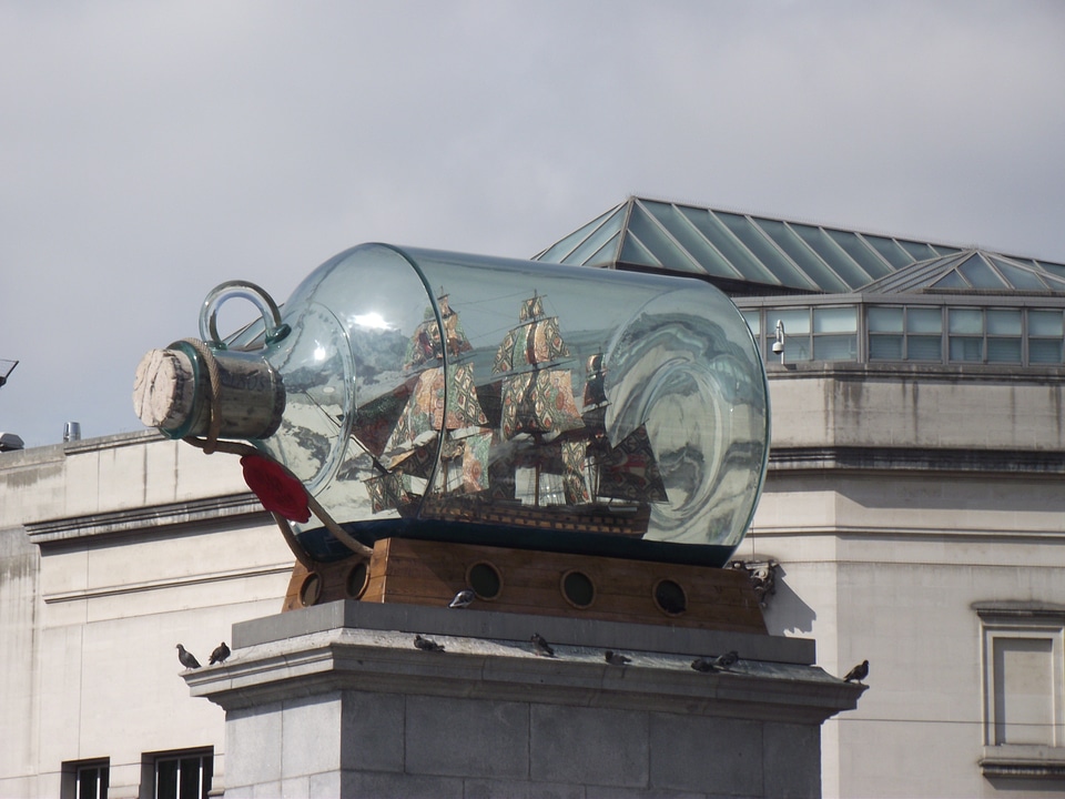 Artistic artwork city square