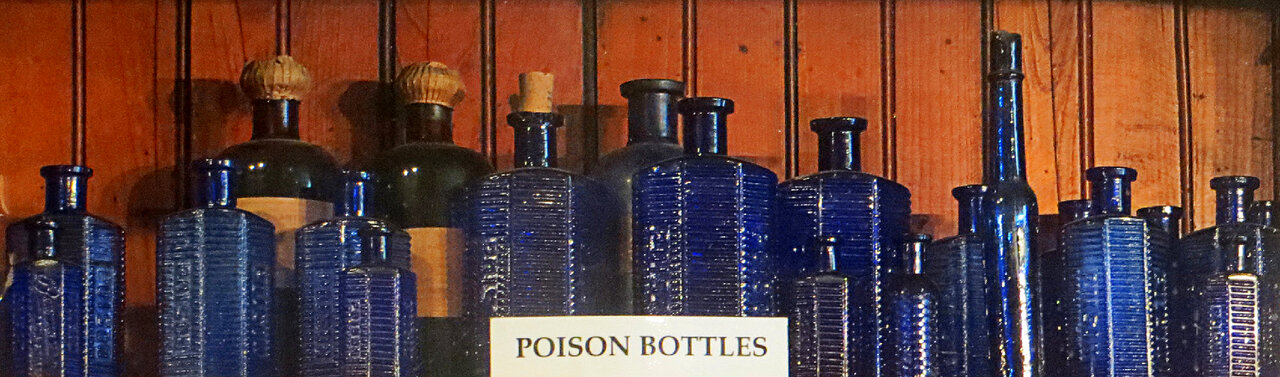 poison bottles