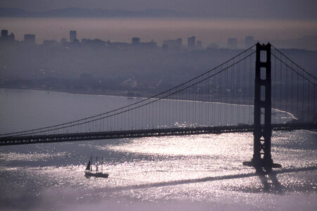 Silver Golden Gate Bridge photo