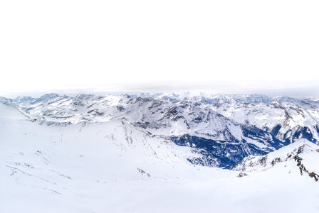 Alpine panorama photo