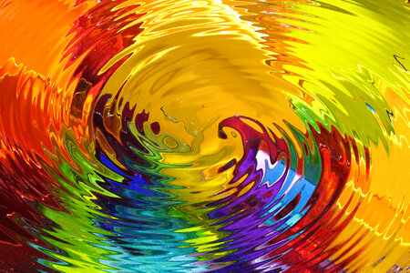 multicolor swirl photo