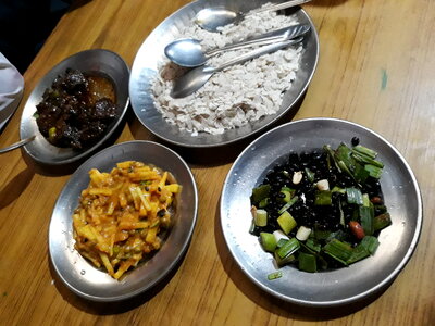Nepali food style photo