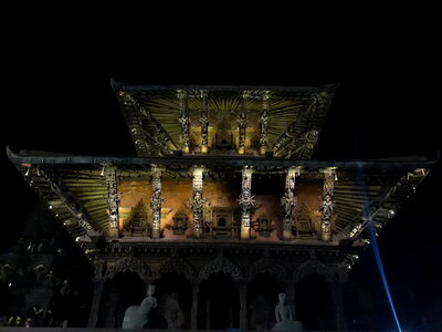 Evening view of Temple