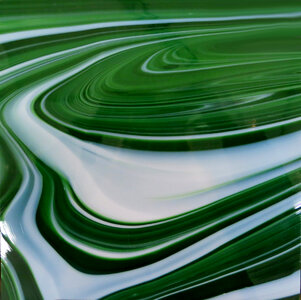 swirly green glass photo
