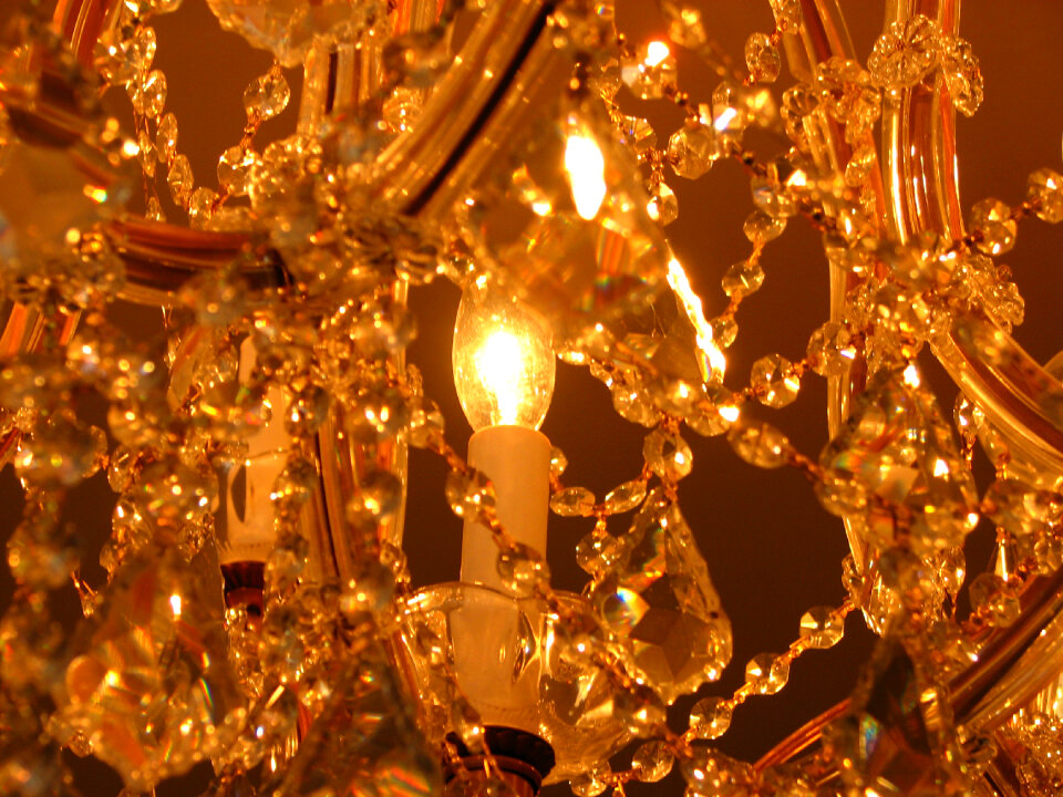 chandelier closeup