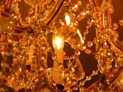 chandelier closeup