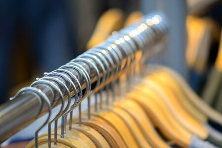 Clothes rack photo