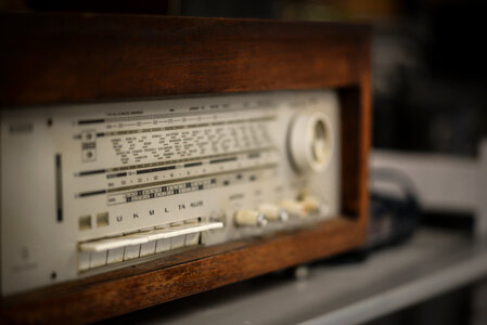 Vintage radio photo