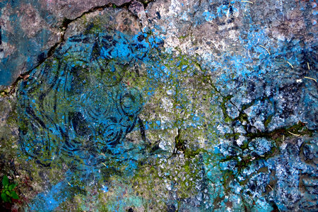 sidewalk graffiti flowers