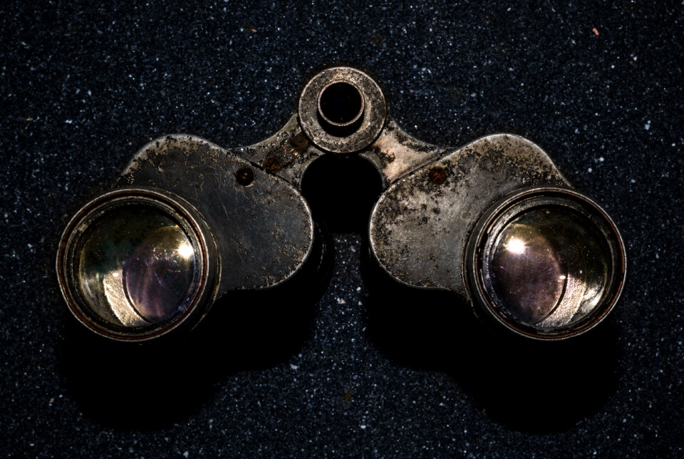 Antique binoculars photo