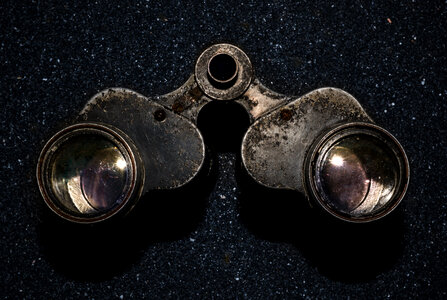 Antique binoculars photo