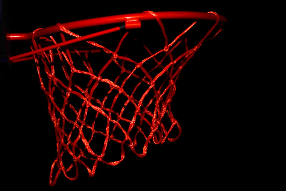 A basketball basket