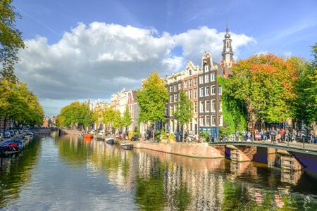 Typical Amsterdam Canal photo