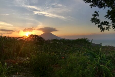 Amazing sunset Ometepe | Nicaragua photo