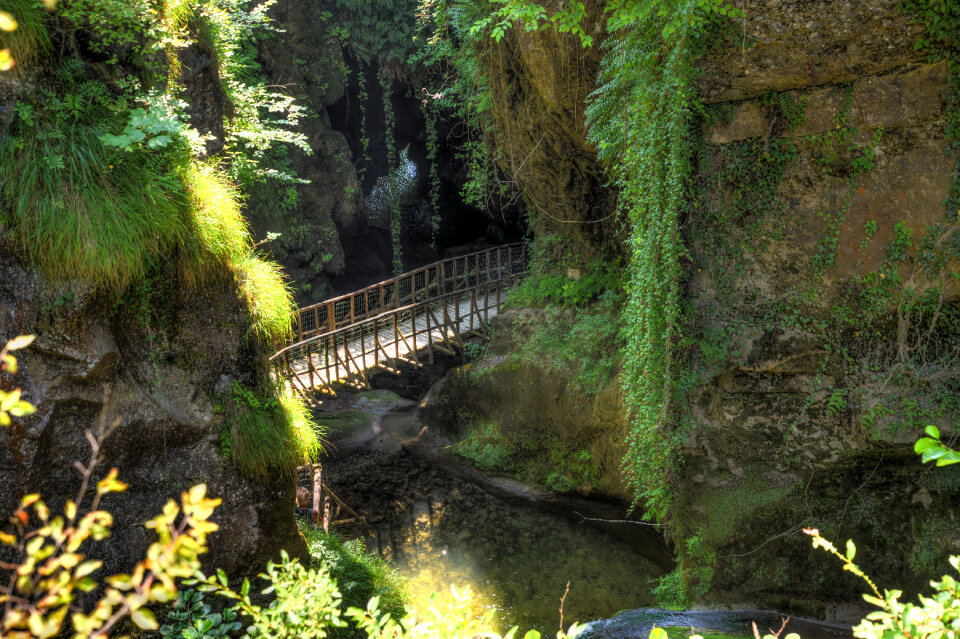 A bridge in the mountains