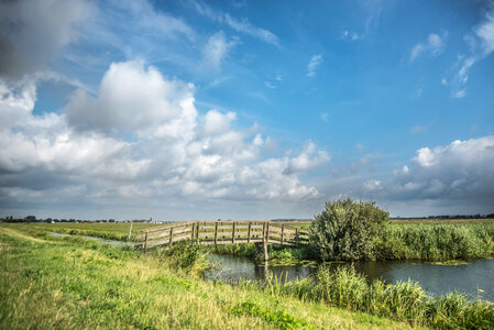 Typical Dutch scenery photo