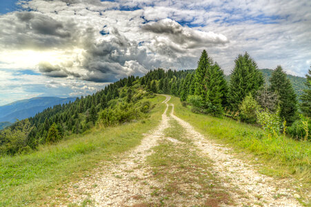 Road on top of the mountain