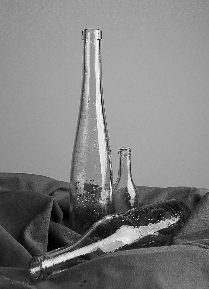 Bottles composition photo