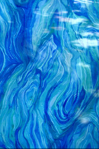 blue watery abstract photo