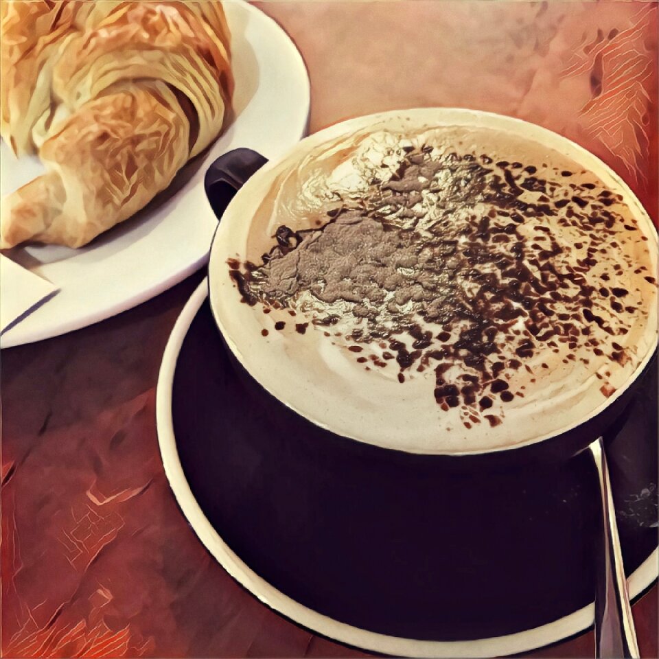 Coffee Time (Painting Looks like)