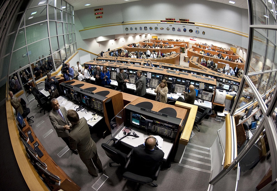 Nasa console technicians