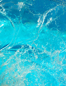 Pool splash photo