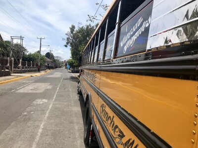 Public bus #2 in Ometepe | Nicaragua photo