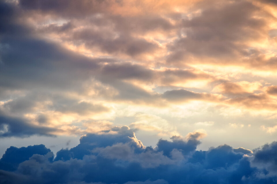 Clouds in the evening