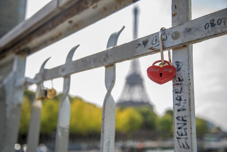 The bridge is locked