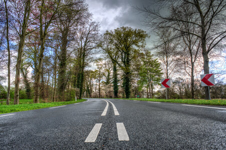 Road HDR photo