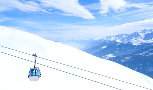 Lift in the Alps photo