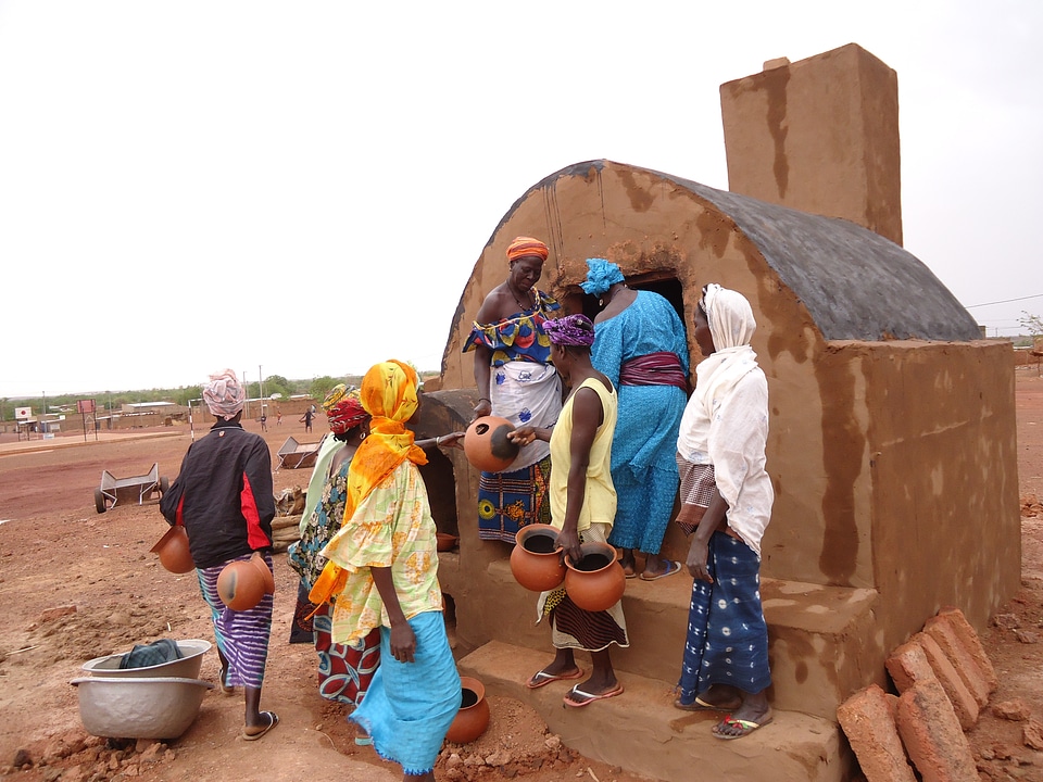 Burkina faso pottery sahel
