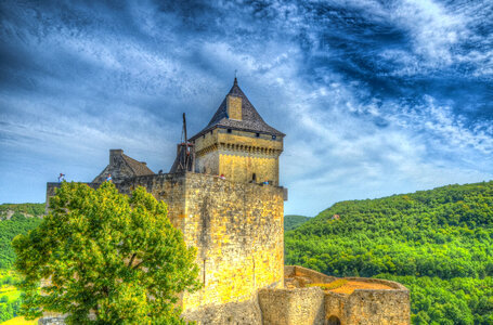 French castle in HDR photo