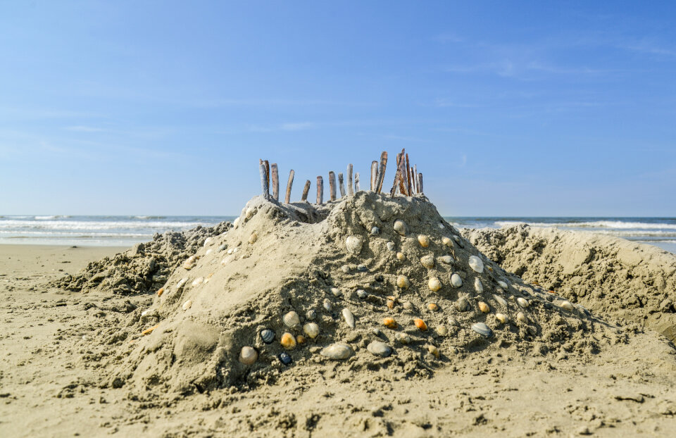 Sand castle photo