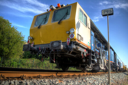 Train in HDR photo