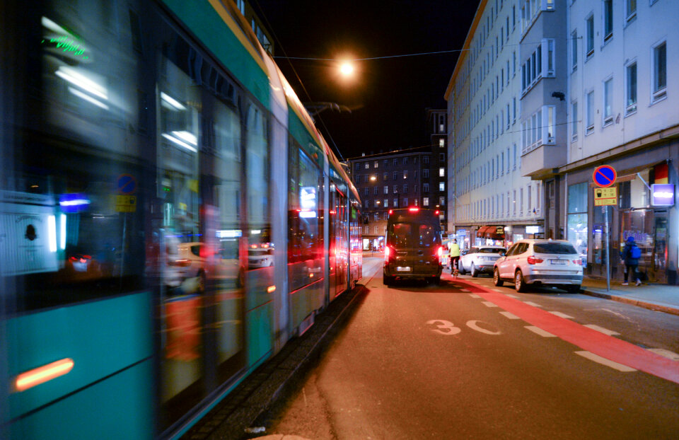 Helsinki street scene
