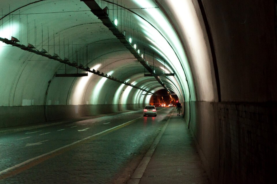 Tunnel in Budapest photo