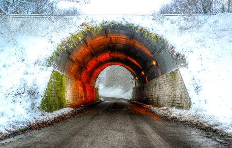 Winter tunnel photo