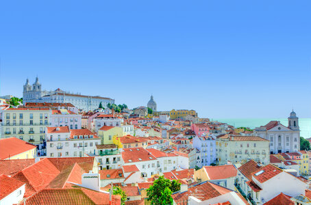 Colorful Alfama in Lisbon photo