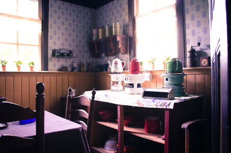 Vinatge kitchen interior photo