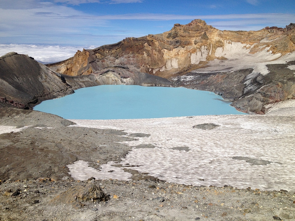 Mountains volcano landscape photo