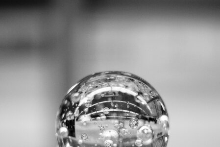 Glass ball photo