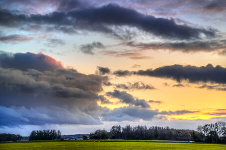 Golden sunset photo