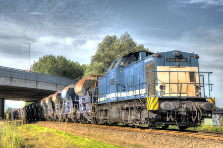 Industrial train photo