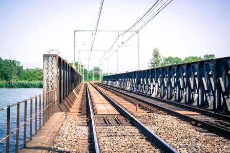 Tracks in france photo