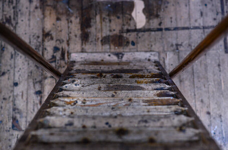 Wooden steps photo