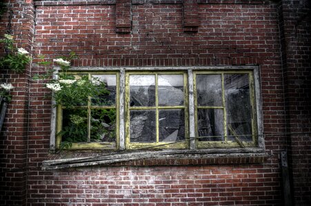 Abandoned window photo