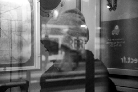 Metro reflection photo