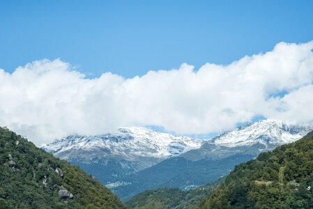 Swiss and the mountains