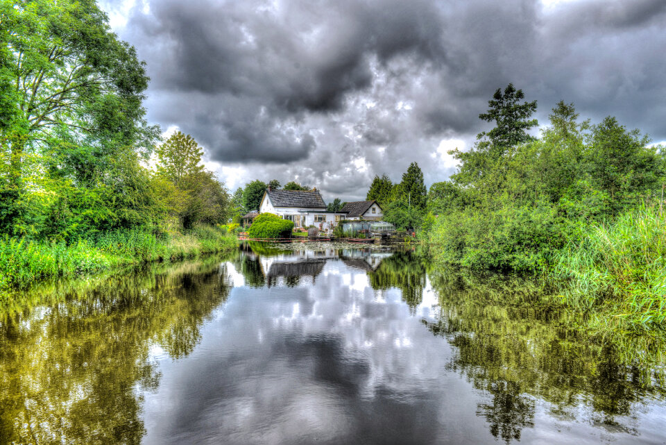 House at the lake photo